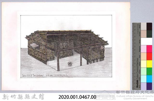 泰雅族的建築史：房屋篇-40竹屋的搭建6：內部隔間藏品圖，第2張