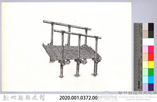 六柱穀倉-4六柱穀倉側開式的搭建4：放邊樑藏品圖，第2張