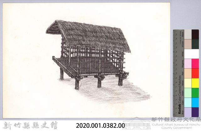 六柱穀倉-14六柱穀倉側開式的搭建12：立橫牆骨藏品圖，第2張