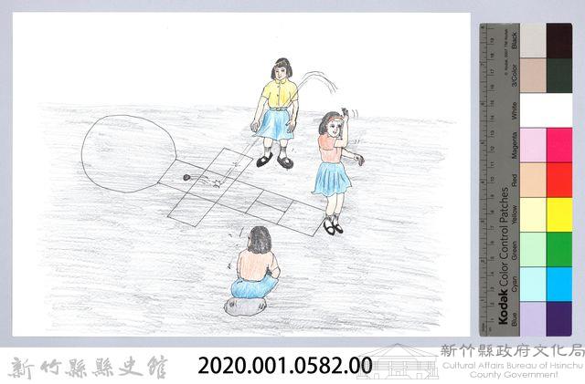 記憶中桃山村童玩的演進-12跳天堂藏品圖，第2張