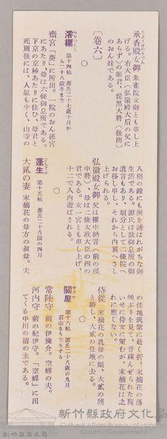 《源氏物語》研究第三號藏品圖，第7張