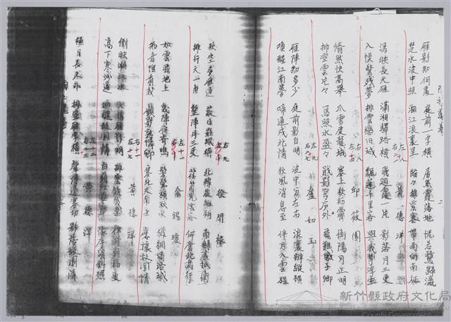 林柏燕輯註：「大新吟社」原稿複印本─七十六藏品圖，第3張