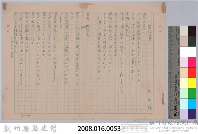 〈櫻花の夢〉藏品圖，第3張