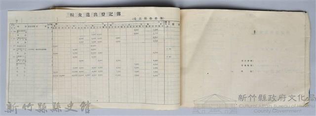 《糧食進出登記簿、糧食進出旬（月）報表記載實例》藏品圖，第30張