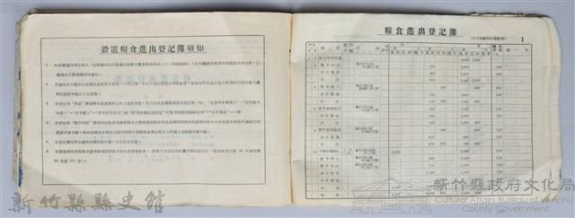 《糧食進出登記簿、糧食進出旬（月）報表記載實例》藏品圖，第40張