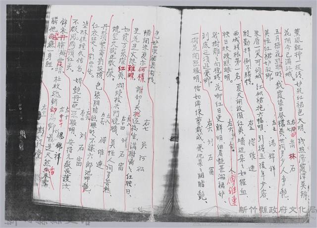 林柏燕輯註：「大新吟社」原稿複印本─八十四藏品圖，第4張