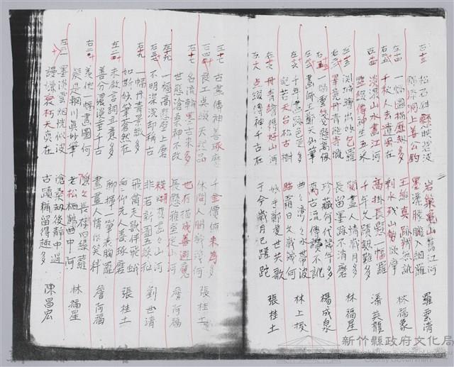 林柏燕輯註：「大新吟社」原稿複印本─七十一藏品圖，第4張