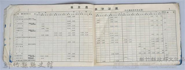 《糧食進出登記簿、糧食進出旬（月）報表記載實例》藏品圖，第5張