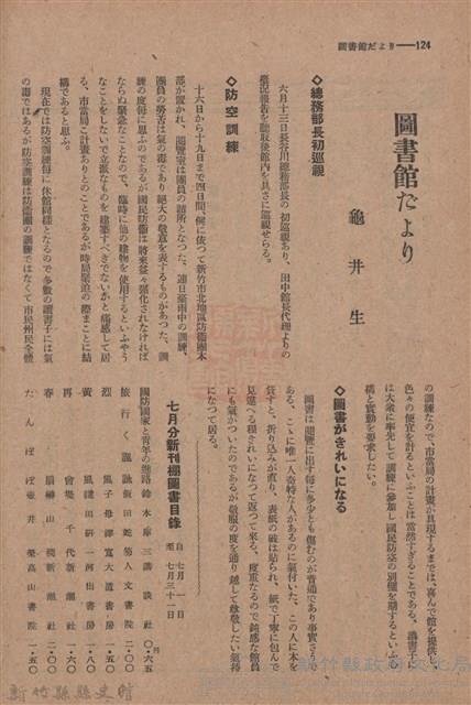 新竹州時報　第50號藏品圖，第132張