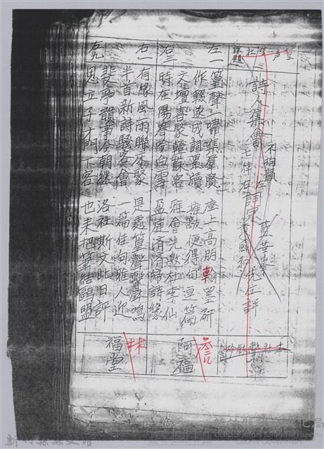 林柏燕輯註：「大新吟社」原稿複印本─四十四藏品圖，第2張