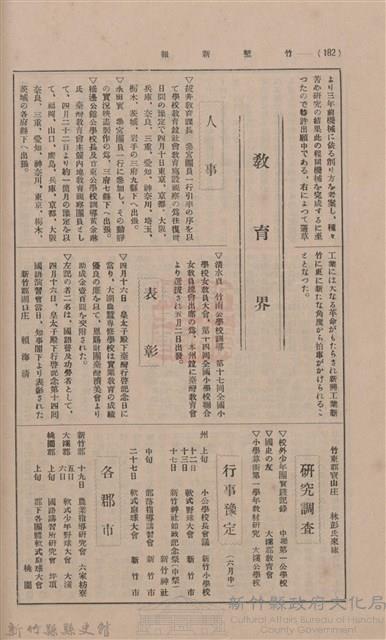 新竹州時報 創刊號藏品圖，第176張