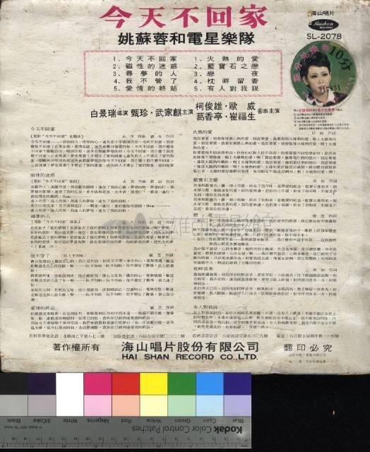 今天不回家藏品圖，第2張