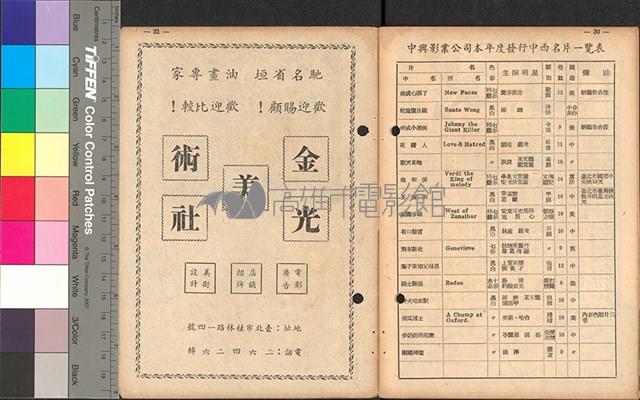 中興影業影訊 (無封面)藏品圖，第2張