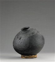 Handmade Traditional Ceramic Pot: Hidden Courage Collection Image, Figure 2, Total 3 Figures