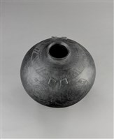 Handmade Traditional Ceramic Pot: Hidden Courage Collection Image, Figure 3, Total 3 Figures