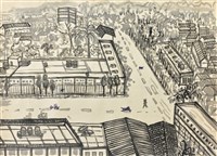 窗外街景的圖片