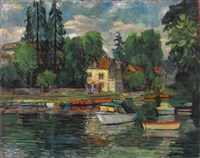 法國河景的圖片