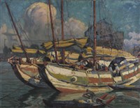 戎克船 (高雄港)的圖片