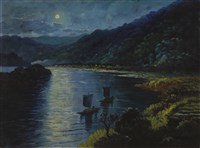 月光（日月潭）的圖片