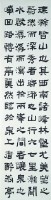 醉翁亭記（隸書六屏）藏品圖，第4張