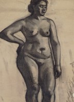 人體素描之三藏品圖，第1張
