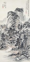 仿清山水四屏的圖片