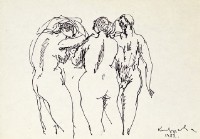 鋼筆人物素描NO.56藏品圖，第1張