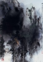 潑影山水的圖片