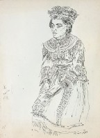 魯凱族婦女(一)藏品圖，第1張