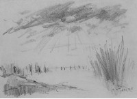 路竹夕照(一)藏品圖，第1張