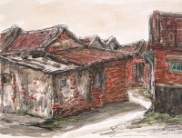 台北舊老街(松山機場旁)藏品圖，第1張