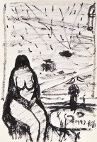 速寫(秋窗)藏品圖，第1張