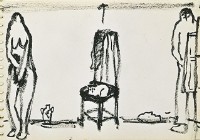 速寫(椅子與貓)藏品圖，第1張