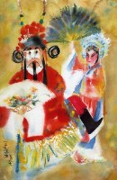 國劇人物藏品圖，第1張