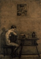 畫室的模特兒(1)藏品圖，第1張