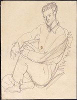 素描人物之二藏品圖，第1張