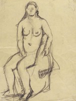 素描人物之三藏品圖，第1張