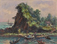 漁村晨光藏品圖，第1張