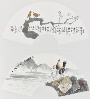 (上)鐵骨清姿 (下)一帆風順的圖片