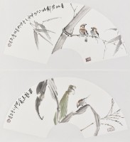 (上)有此芳鄰始不孤 (下)果熟來禽藏品圖，第1張