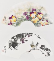 (上)花團錦簇 (下)果熟來禽的圖片