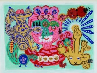 七彩迷魂弄頭花藏品圖，第1張