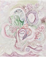 漾在水中的花朵藏品圖，第1張