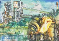 中鋼高爐的鋼液藏品圖，第1張