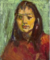 紅衣女子肖像藏品圖，第1張