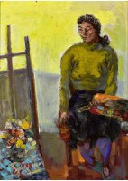 小女畫畫藏品圖，第1張