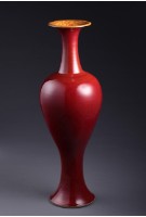 銅紅觀音瓶藏品圖，第1張