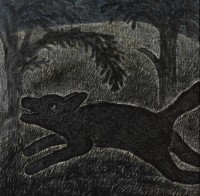 奔跑的狗(向左)藏品圖，第1張