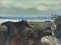 寂靜的海邊藏品圖，第1張