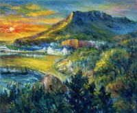 西子灣夕照的圖片